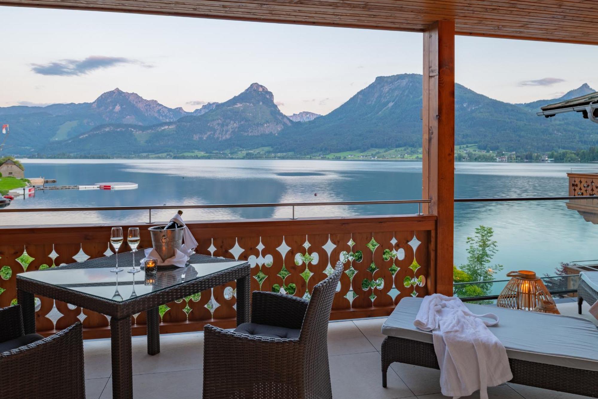 Hotel Seevilla Wolfgangsee Saint Wolfgang Oda fotoğraf