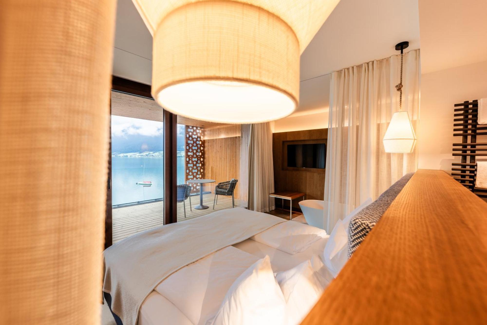 Hotel Seevilla Wolfgangsee Saint Wolfgang Oda fotoğraf
